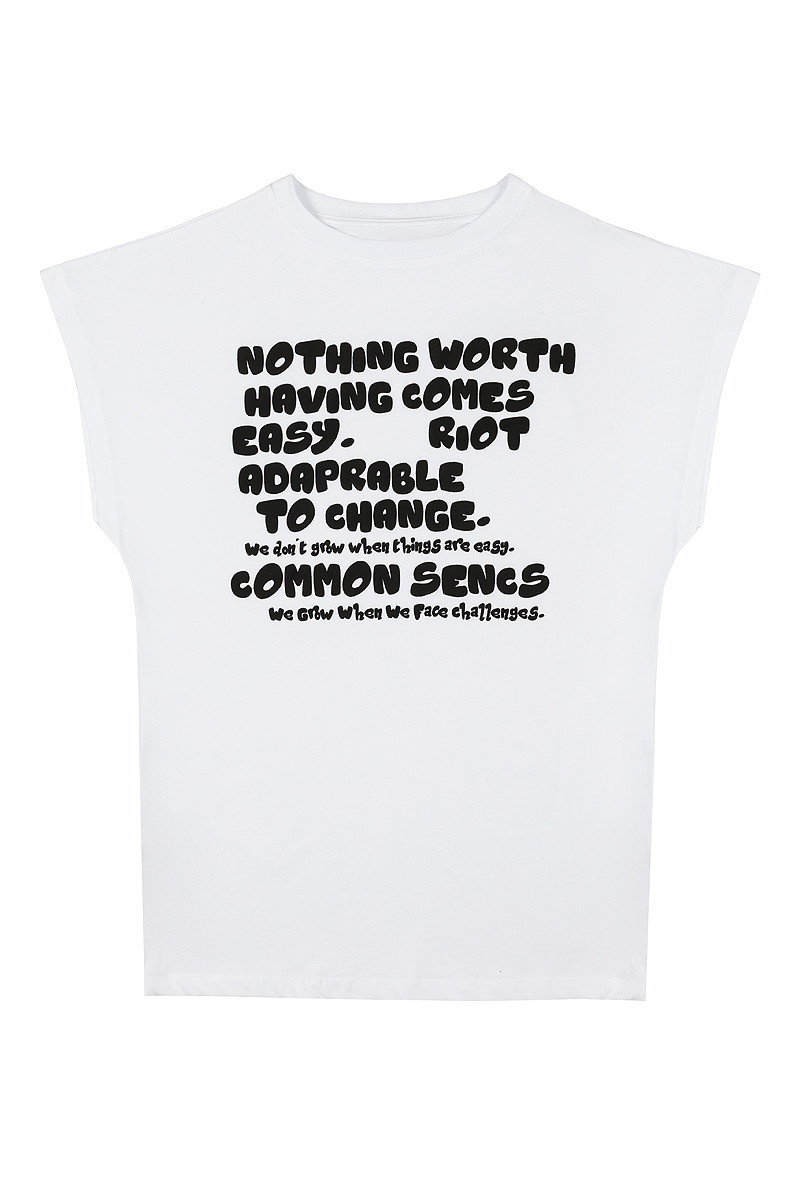 Długi T-shirt dla dziewczynki Change