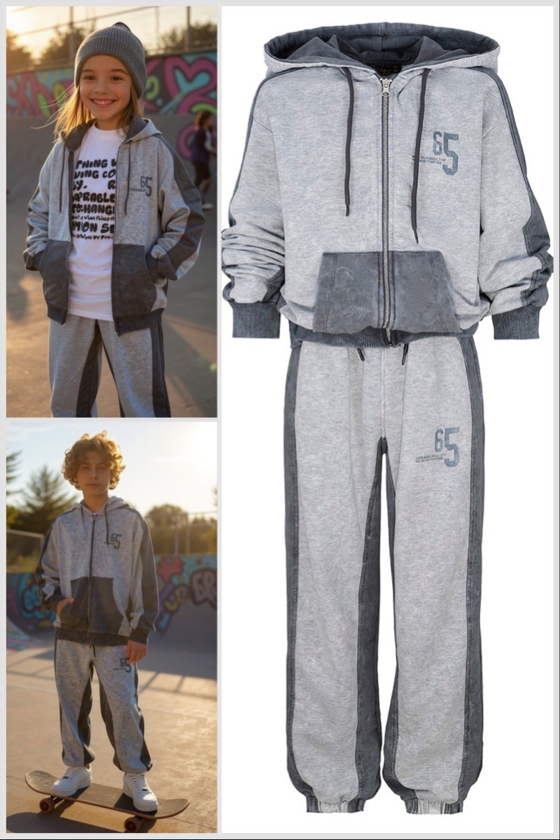 Komplet uniwersalny bluza rozpinana i spodnie 65 Komplet uniwersalny bluza rozpinana i spodnie 65