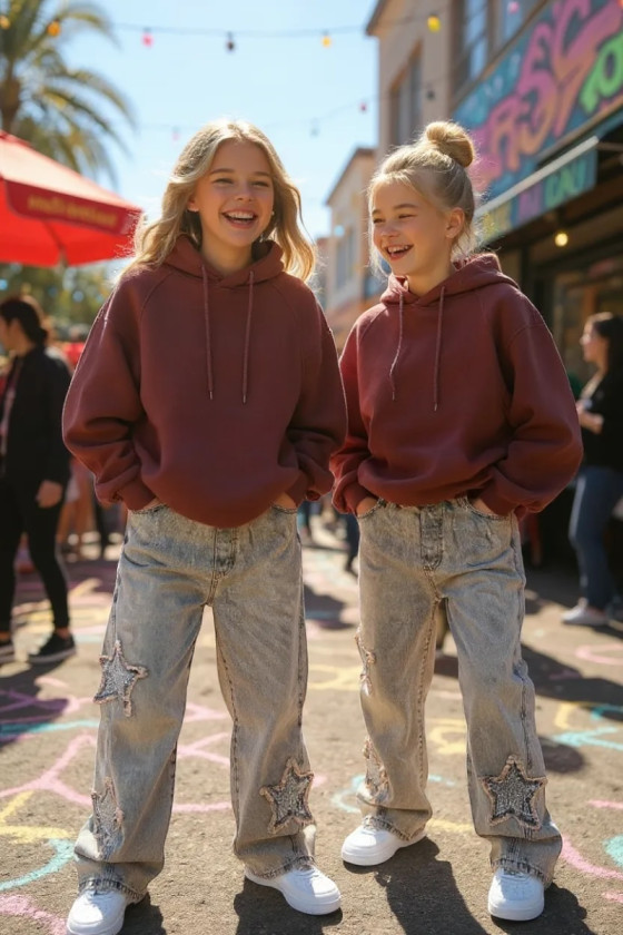 Bluza dla dziewczynki Milla Brąz