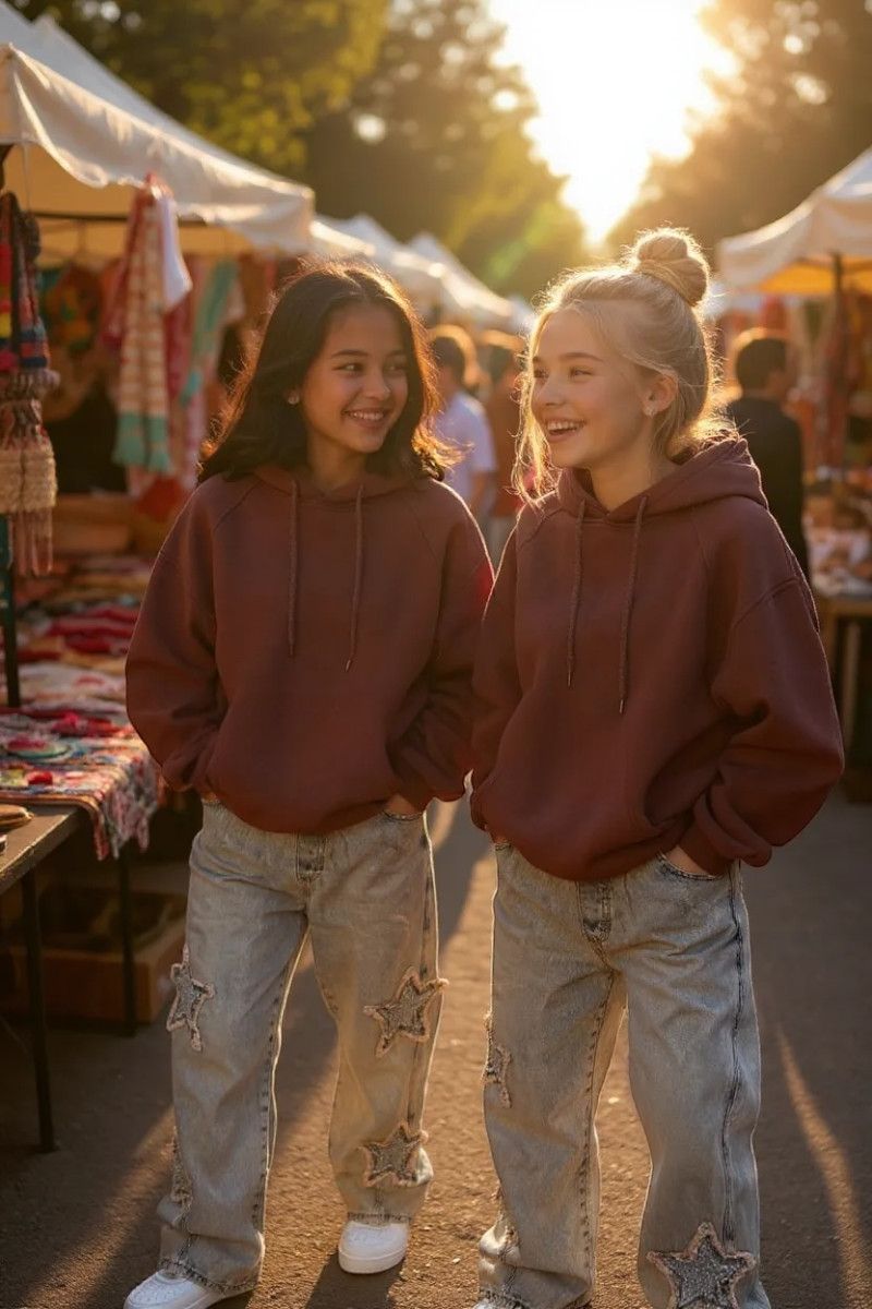 Bluza dla dziewczynki Milla Brąz