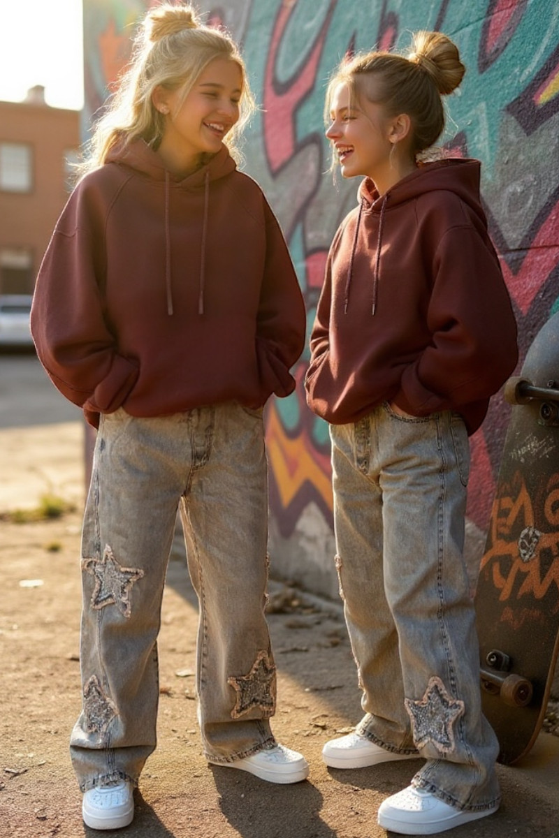 Bluza dla dziewczynki Milla Brąz