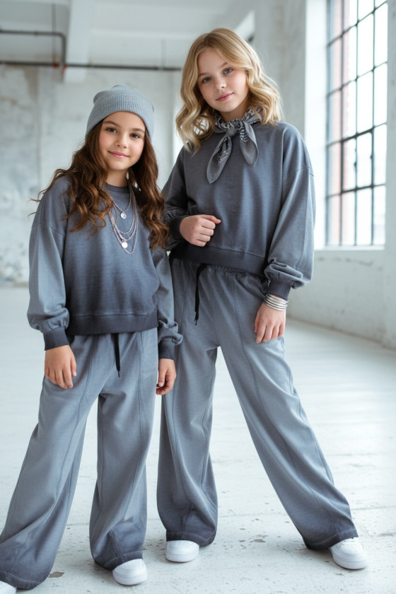 Komplet dla dziewczynki Basic Grey