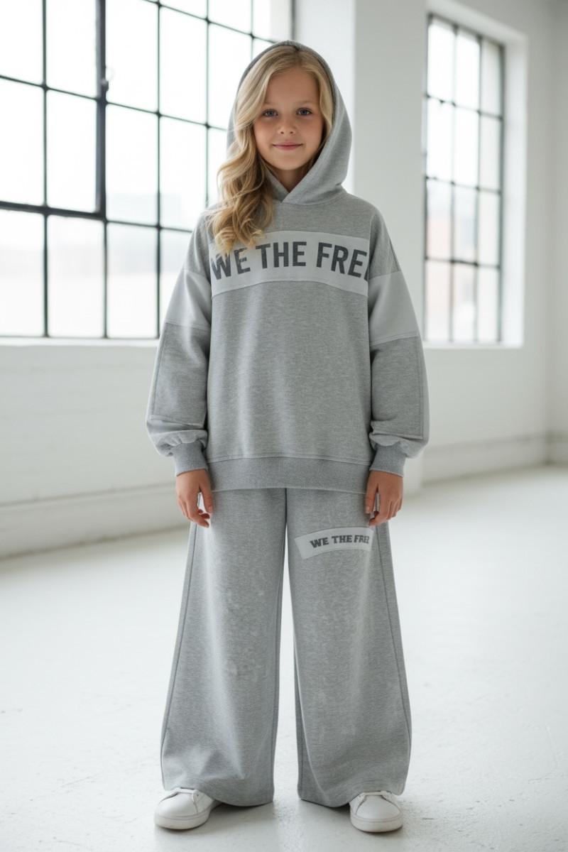 Komplet We The Free jasny szary