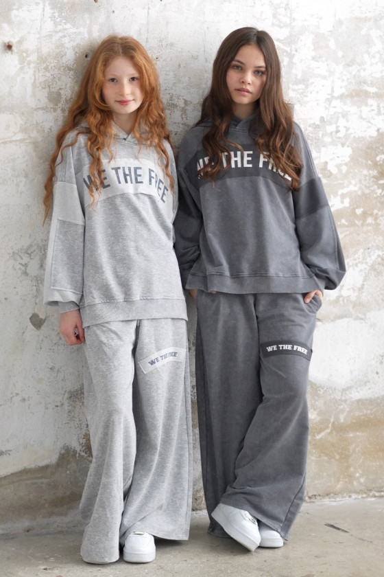 Komplet We The Free jasny szary