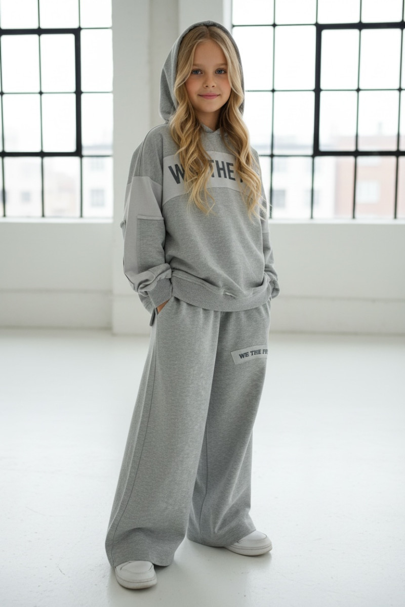 Komplet We The Free jasny szary