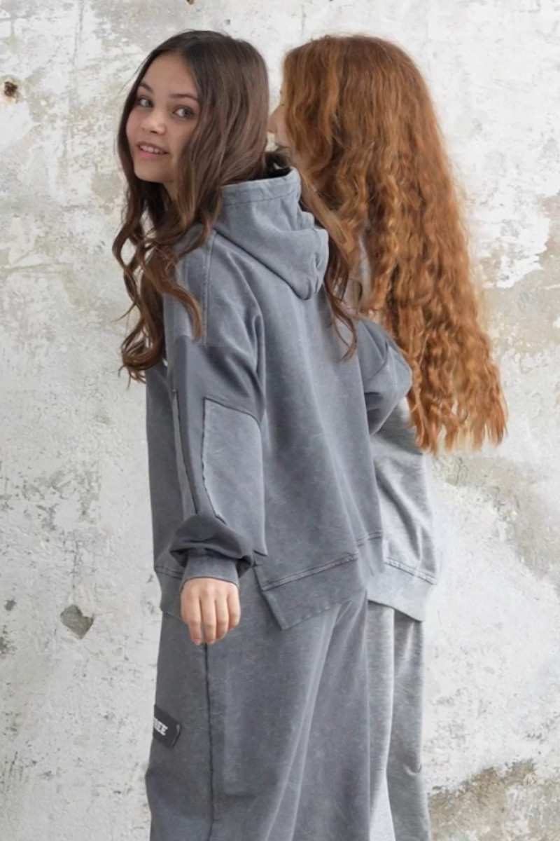 Komplet We The Free ciemny szary