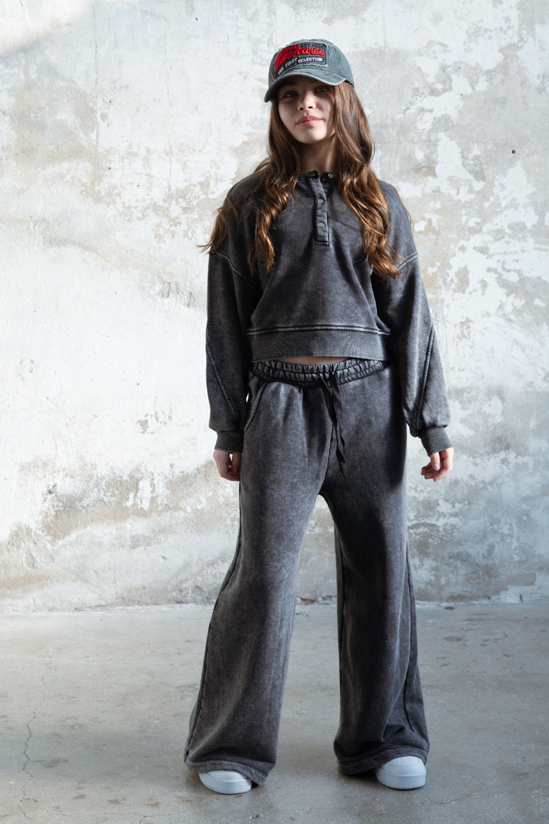 Komplet Chicago Style Ciemny Szary