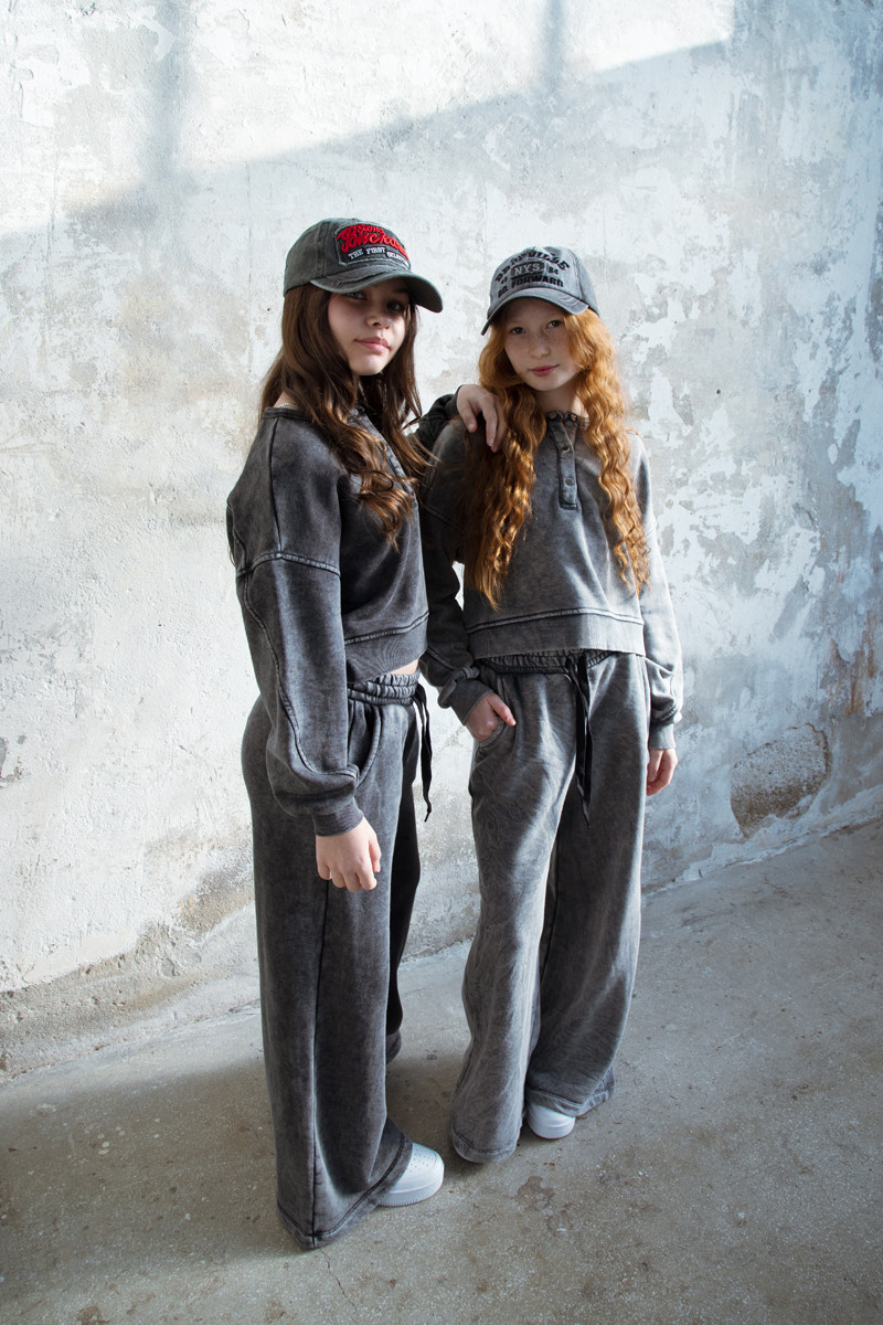 Komplet Chicago Style Ciemny Szary