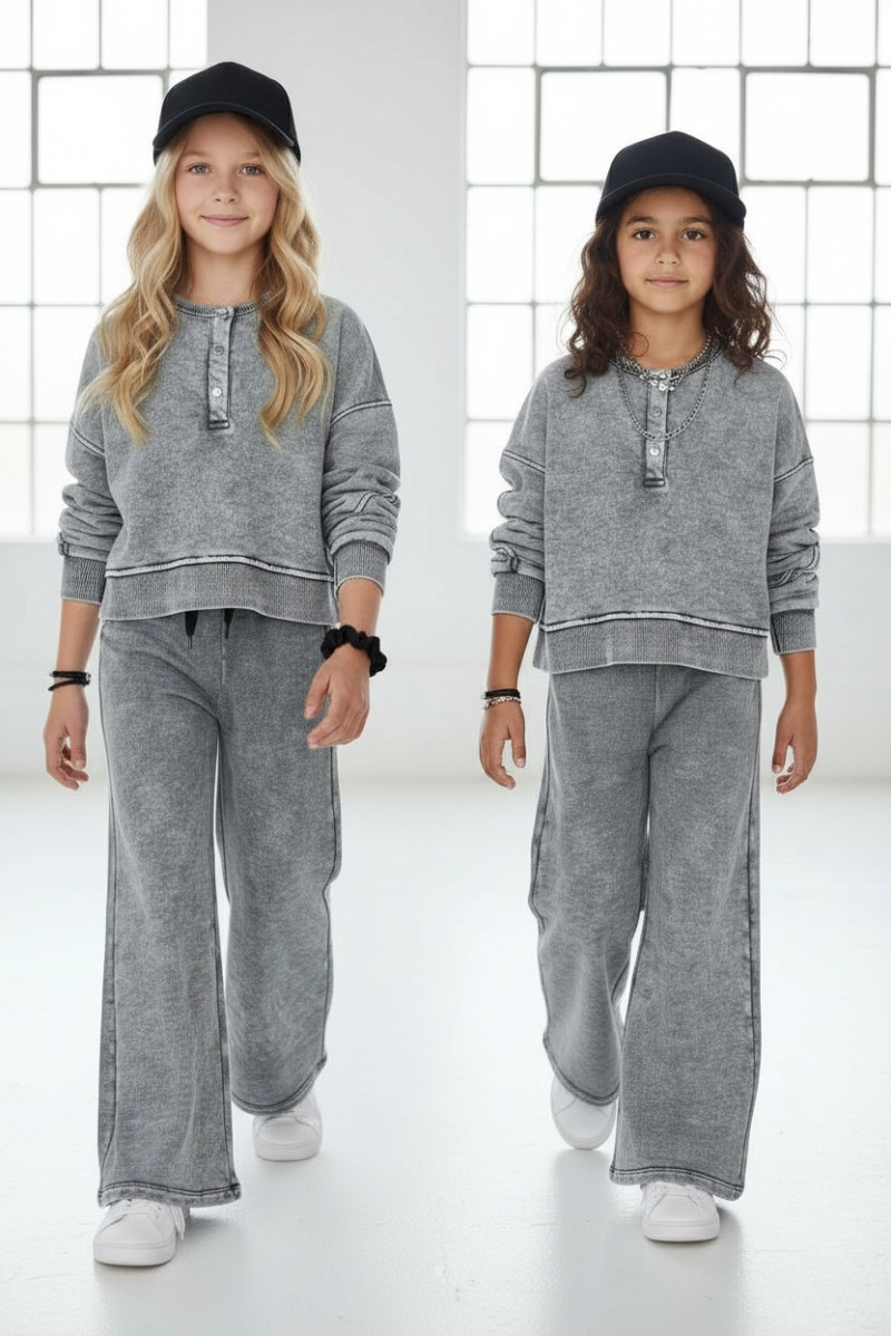 Komplet Chicago Style Jasny Szary