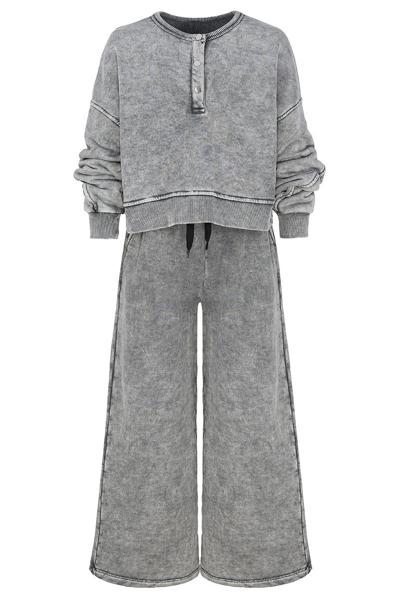 Komplet Chicago Style Jasny Szary