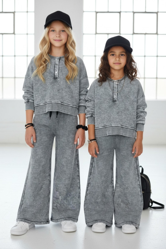 Komplet Chicago Style Jasny Szary