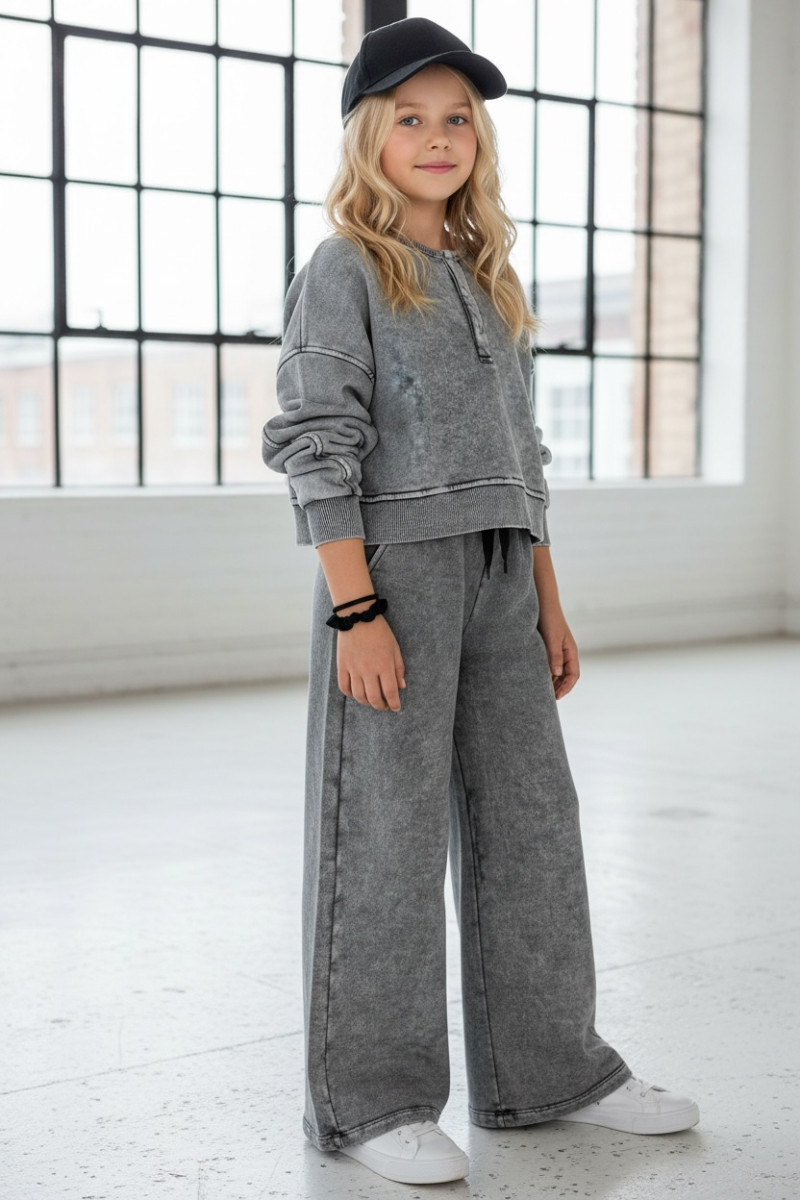 Komplet Chicago Style Jasny Szary