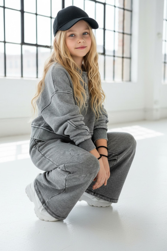 Komplet Chicago Style Jasny Szary