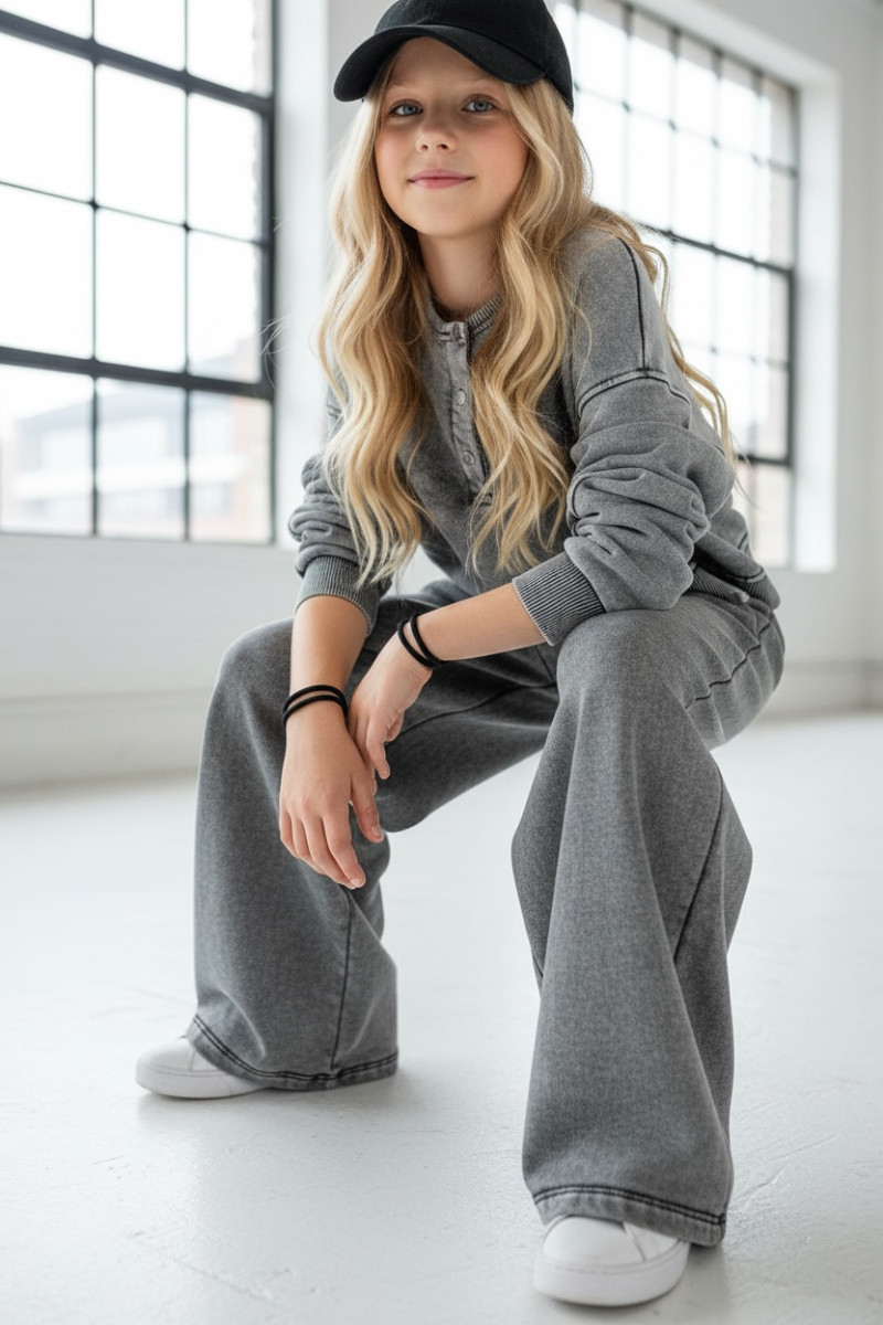 Komplet Chicago Style Jasny Szary