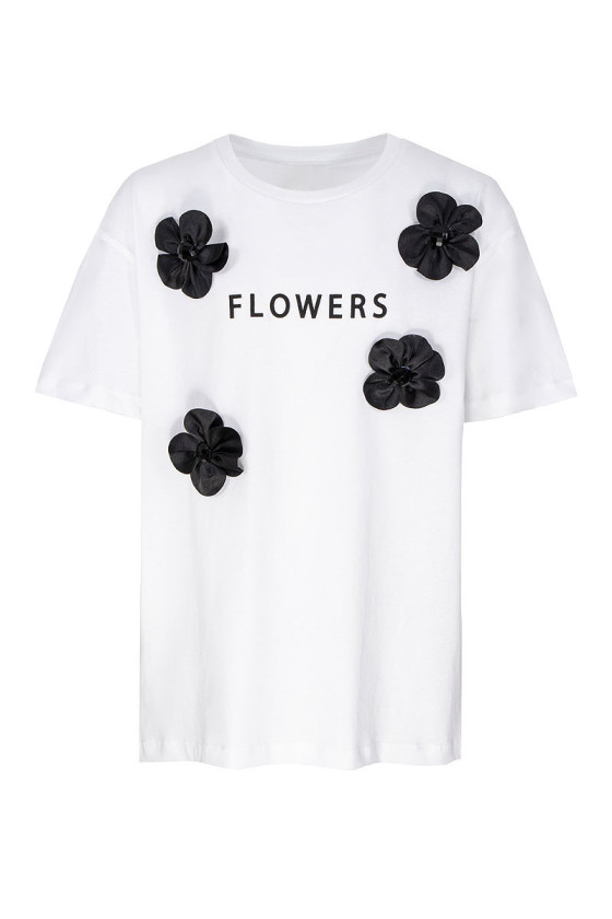 Bluzka biała dziewczęca Oktawia