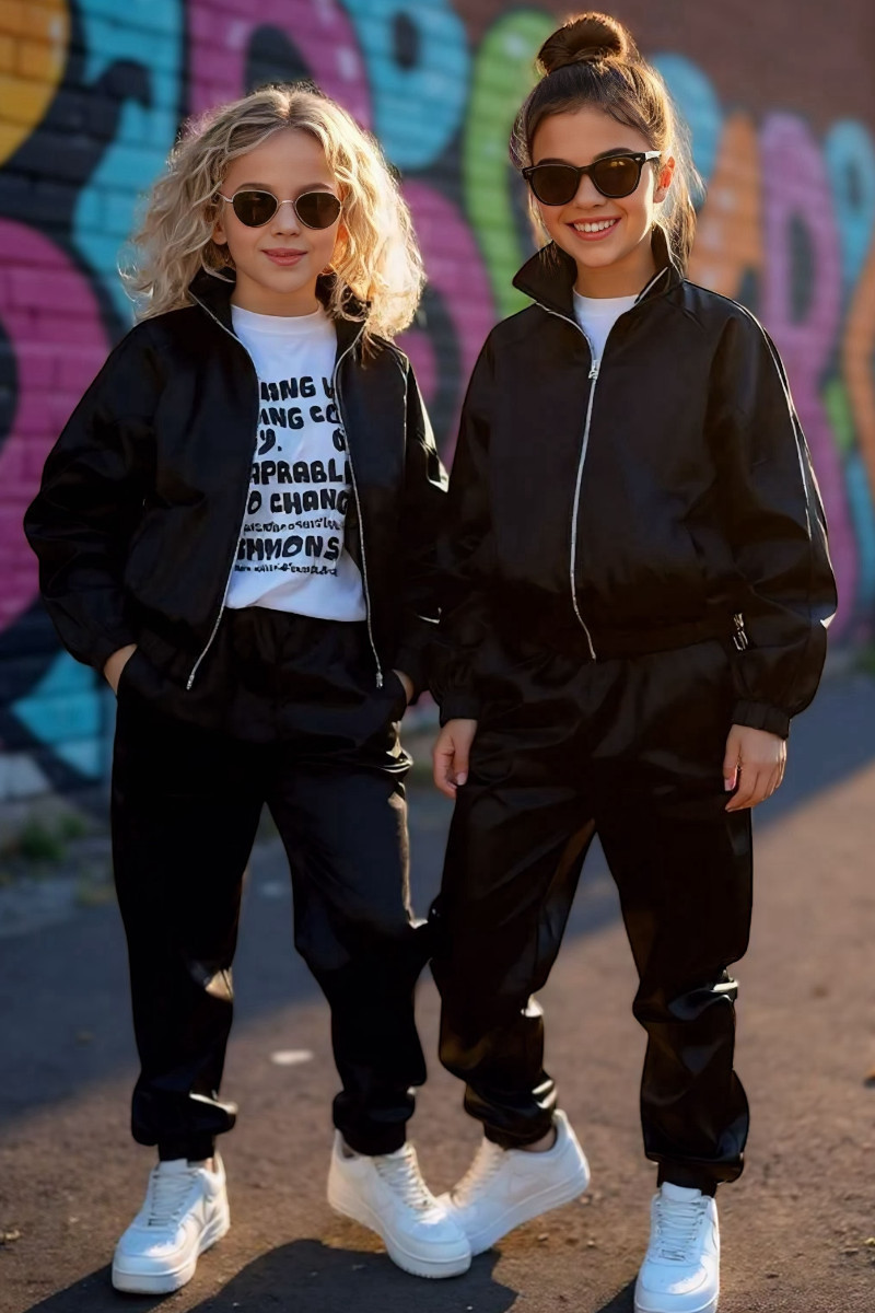 Komplet bomberka i spodnie Shine