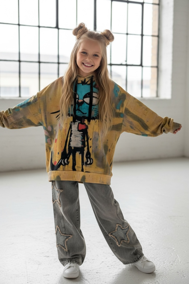 Bluza Kici Miau bawełna pętelkowa Kitty