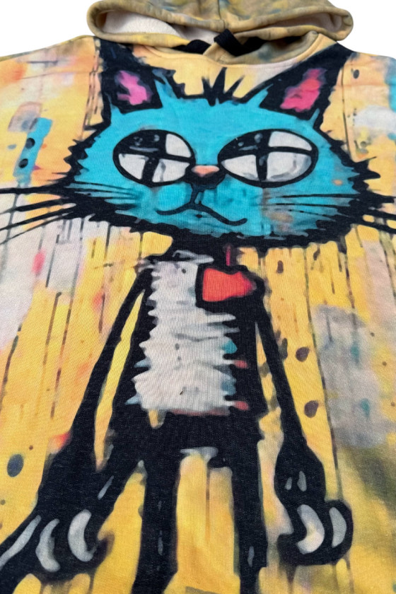 Bluza Kici Miau bawełna pętelkowa Kitty