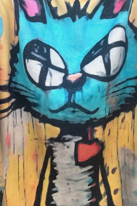 Bluza Kici Miau bawełna pętelkowa Kitty