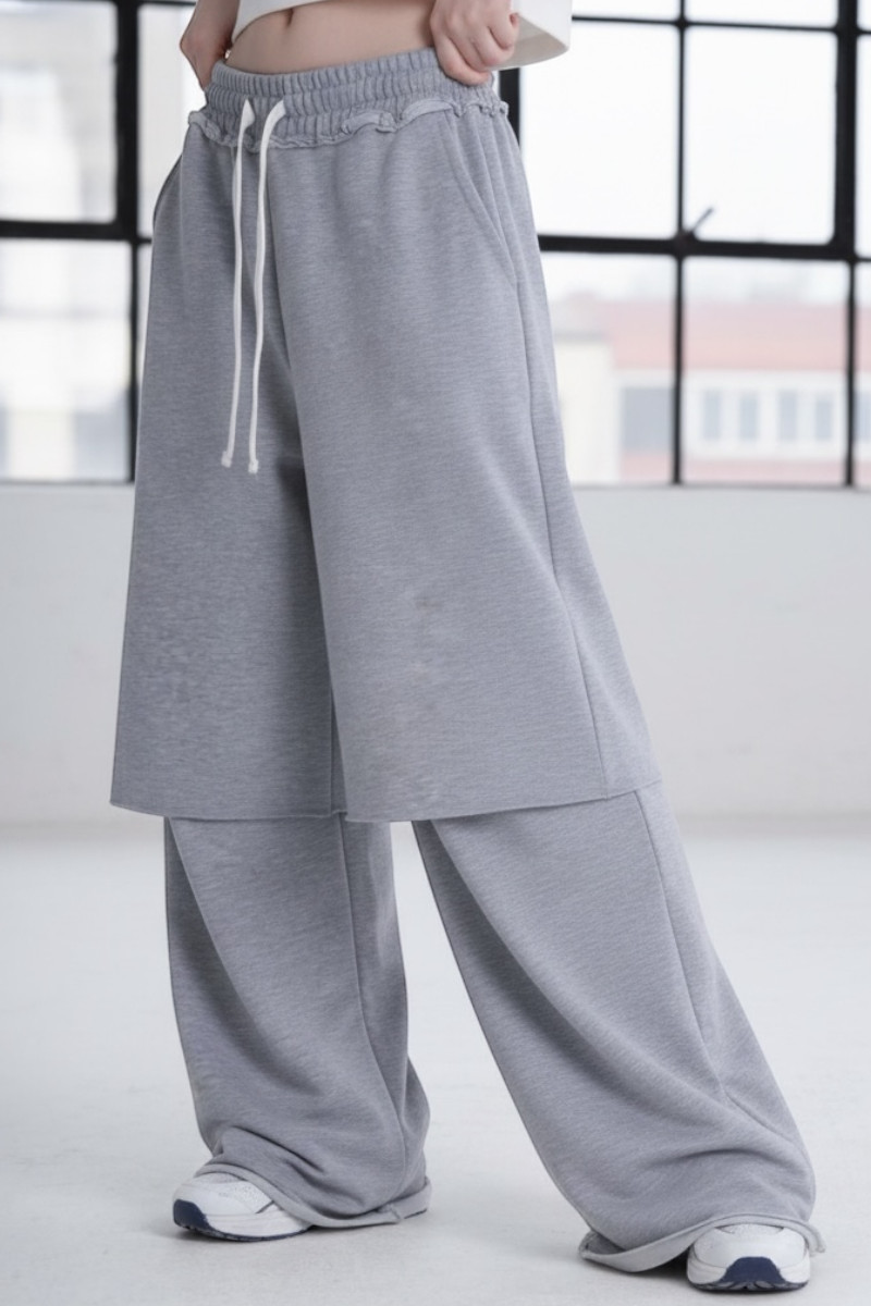 Spodnie dresowe Double szare