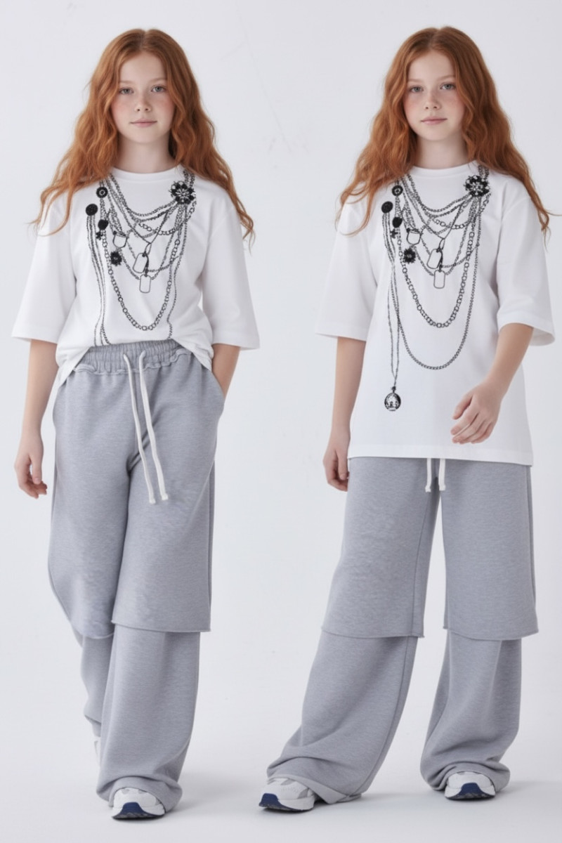 Spodnie dresowe Double szare