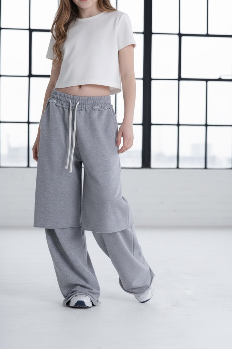 Spodnie dresowe Double szare