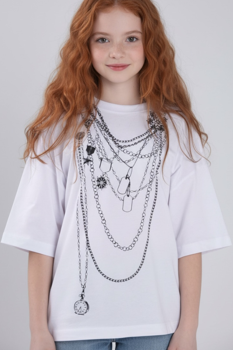 T-shirt Biżu Czarny