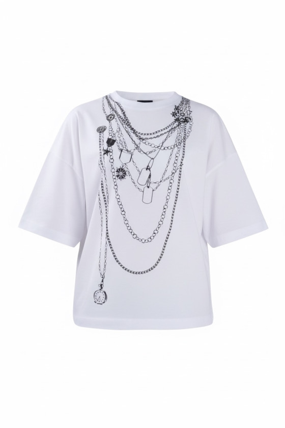 T-shirt Biżu Czarny