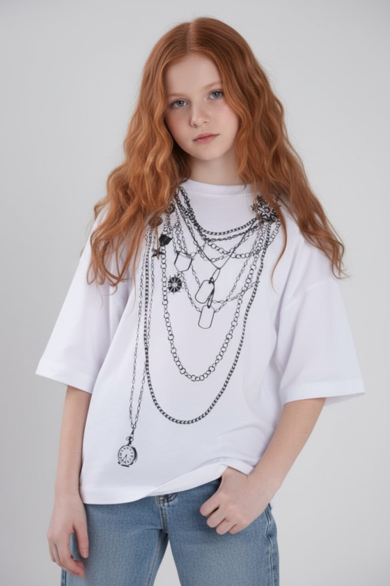 T-shirt Biżu Czarny