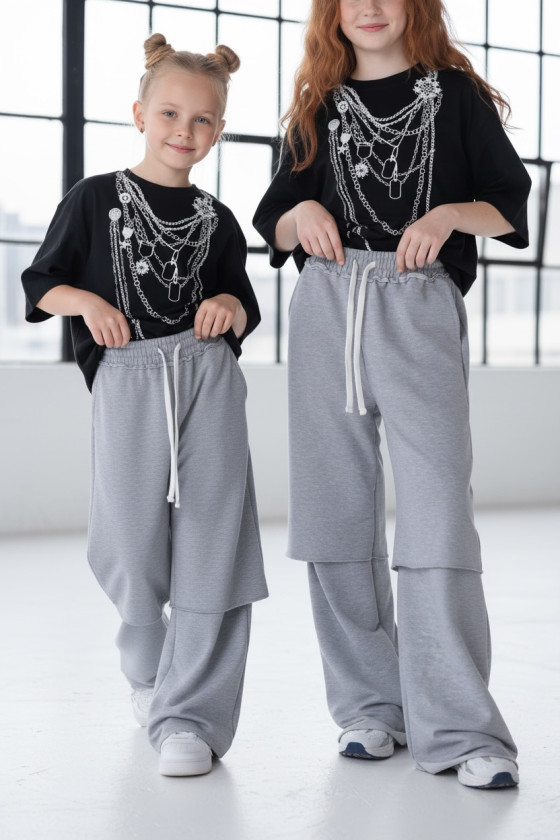 T-shirt Biżu Czarny