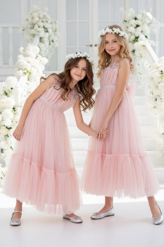 Sukienka balowa dla dziewczynki sukienka na przebranie sukienka komunijna komunia sukienka dla druhny sukienka weselna odzież dz