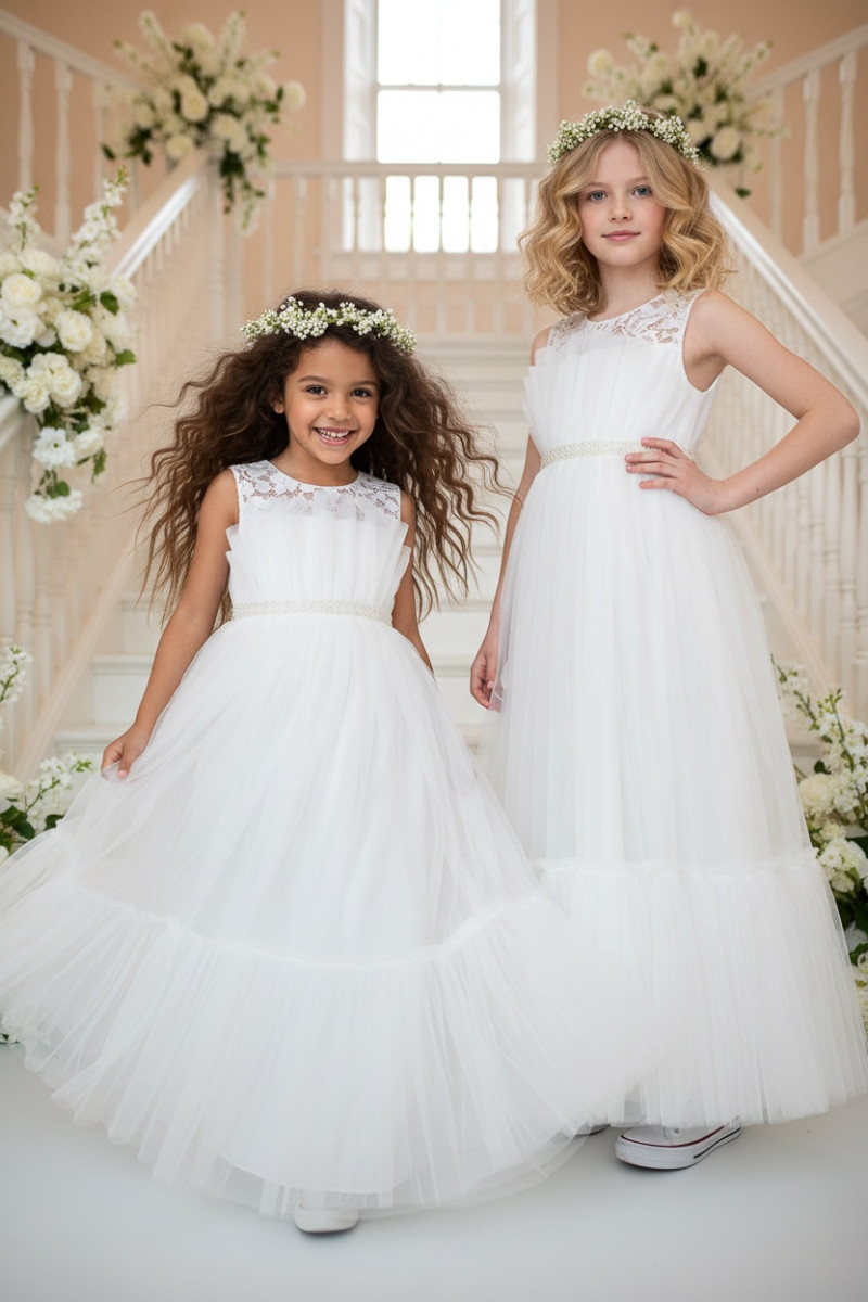 Sukienka balowa dla dziewczynki sukienka na przebranie sukienka komunijna komunia sukienka dla druhny sukienka weselna odzież dz