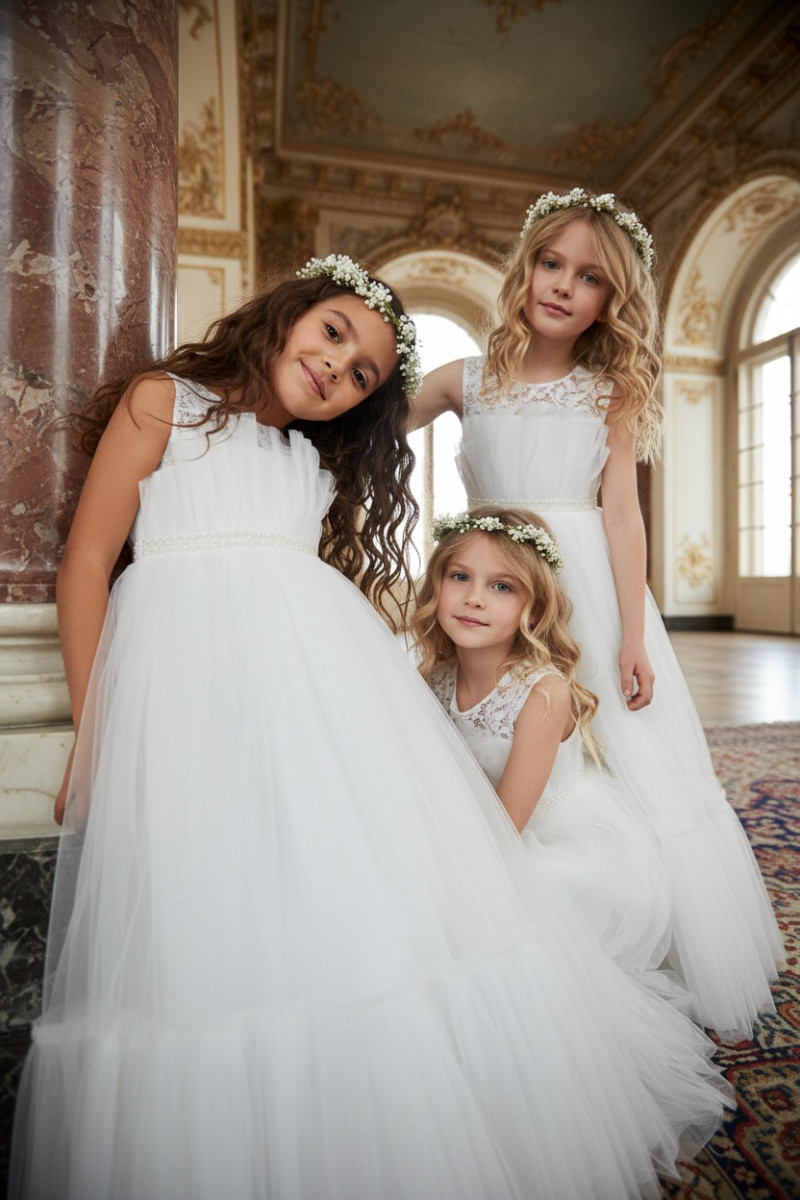 Sukienka balowa dla dziewczynki sukienka na przebranie sukienka komunijna komunia sukienka dla druhny sukienka weselna odzież dz