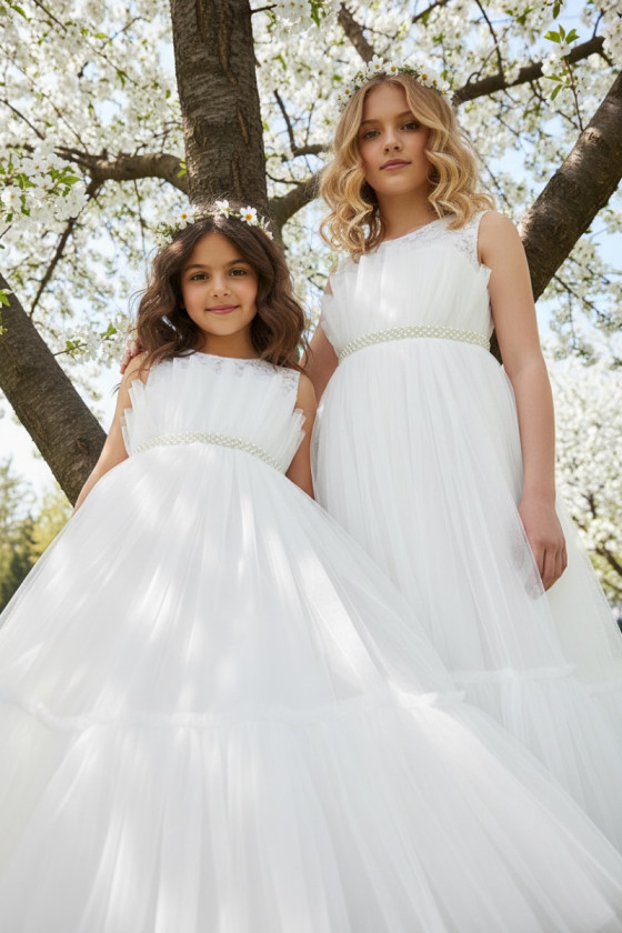 Sukienka balowa dla dziewczynki sukienka na przebranie sukienka komunijna komunia sukienka dla druhny sukienka weselna odzież dz