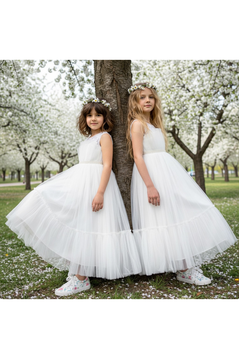 Sukienka balowa dla dziewczynki sukienka na przebranie sukienka komunijna komunia sukienka dla druhny sukienka weselna odzież dz