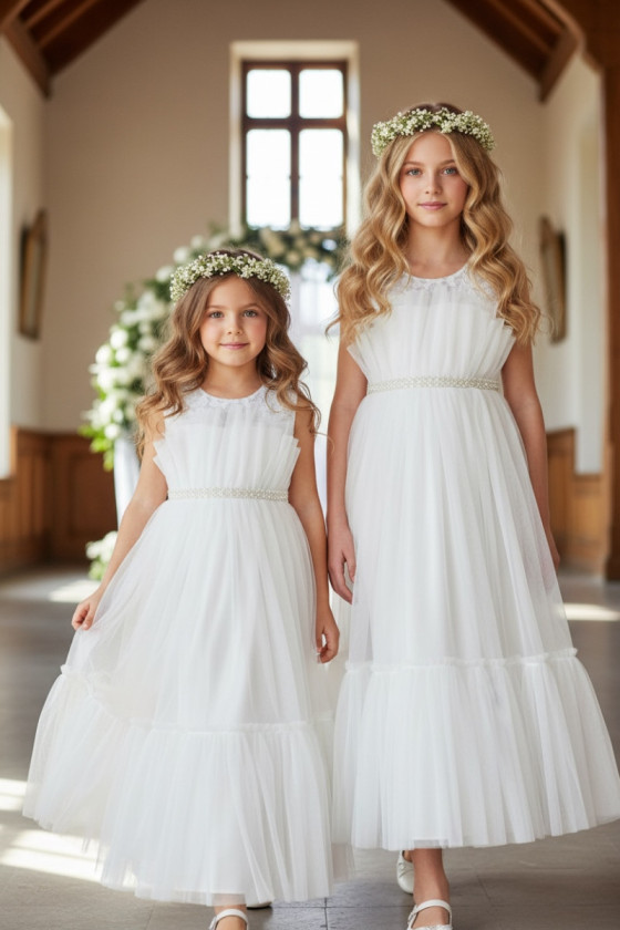 Sukienka balowa dla dziewczynki sukienka na przebranie sukienka komunijna komunia sukienka dla druhny sukienka weselna odzież dz