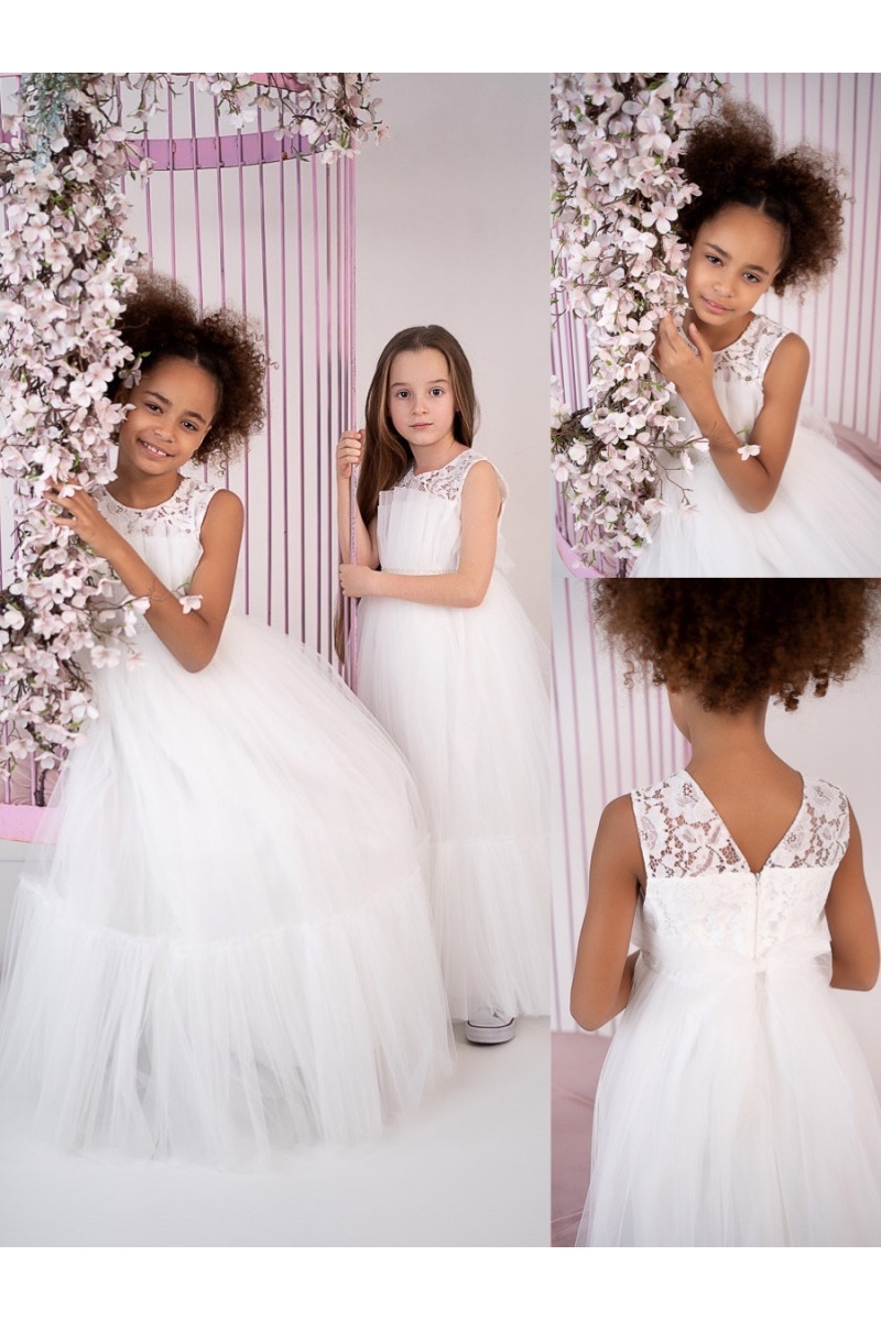 Sukienka balowa dla dziewczynki sukienka na przebranie sukienka komunijna komunia sukienka dla druhny sukienka weselna odzież dz