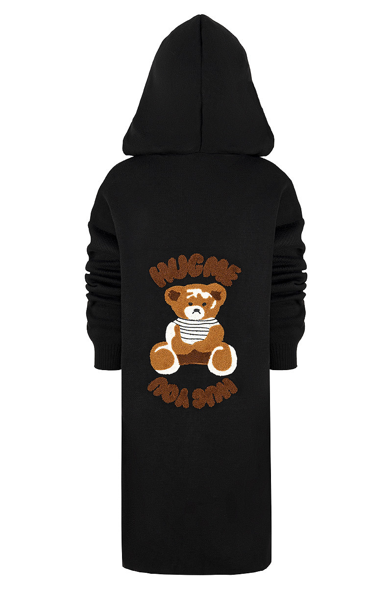 Kardigan 2w1 z torebką Hug Me