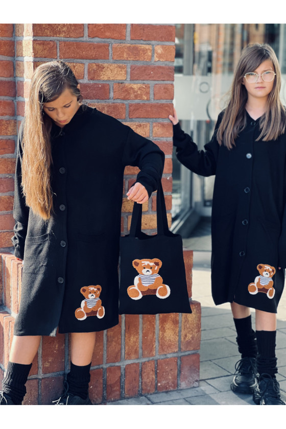 Kardigan 2w1 z torebką Hug Me