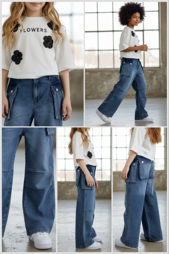 Spodnie jeans Pocet Blue