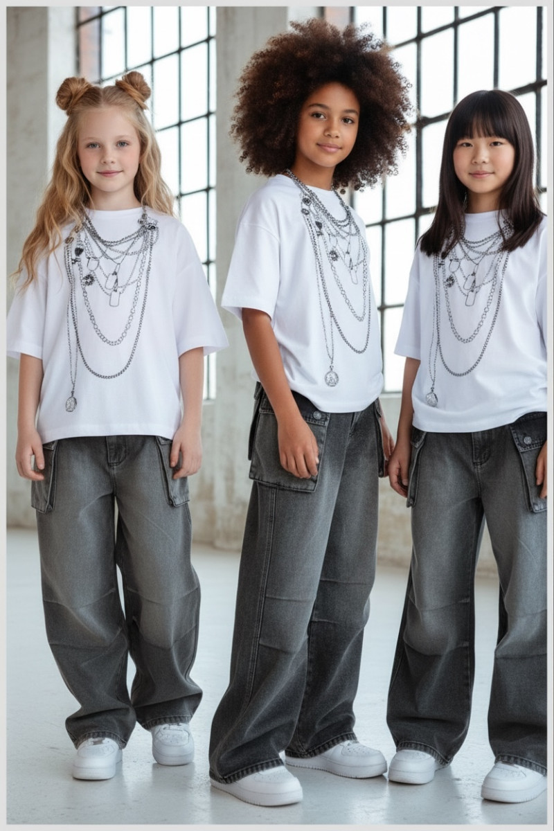 Spodnie jeans Pocet grafit