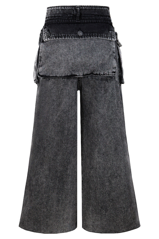 Spodnie jeans Pocet grafit