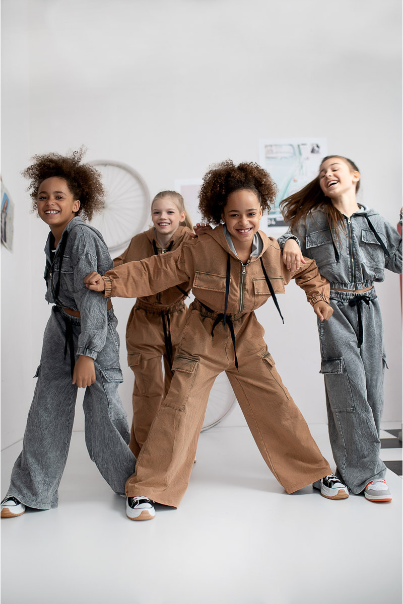 Komplet dla dziewczynki Melisa brąz