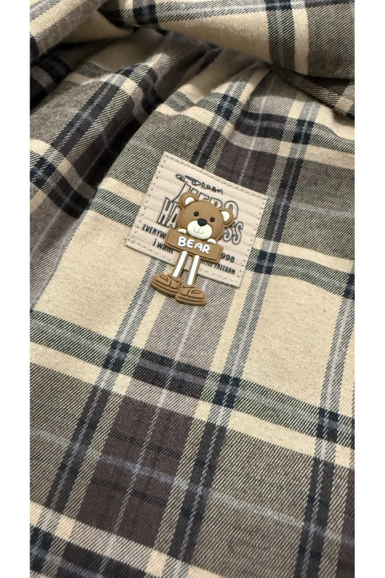 Spodnie Tola brązowe + pasek gratis