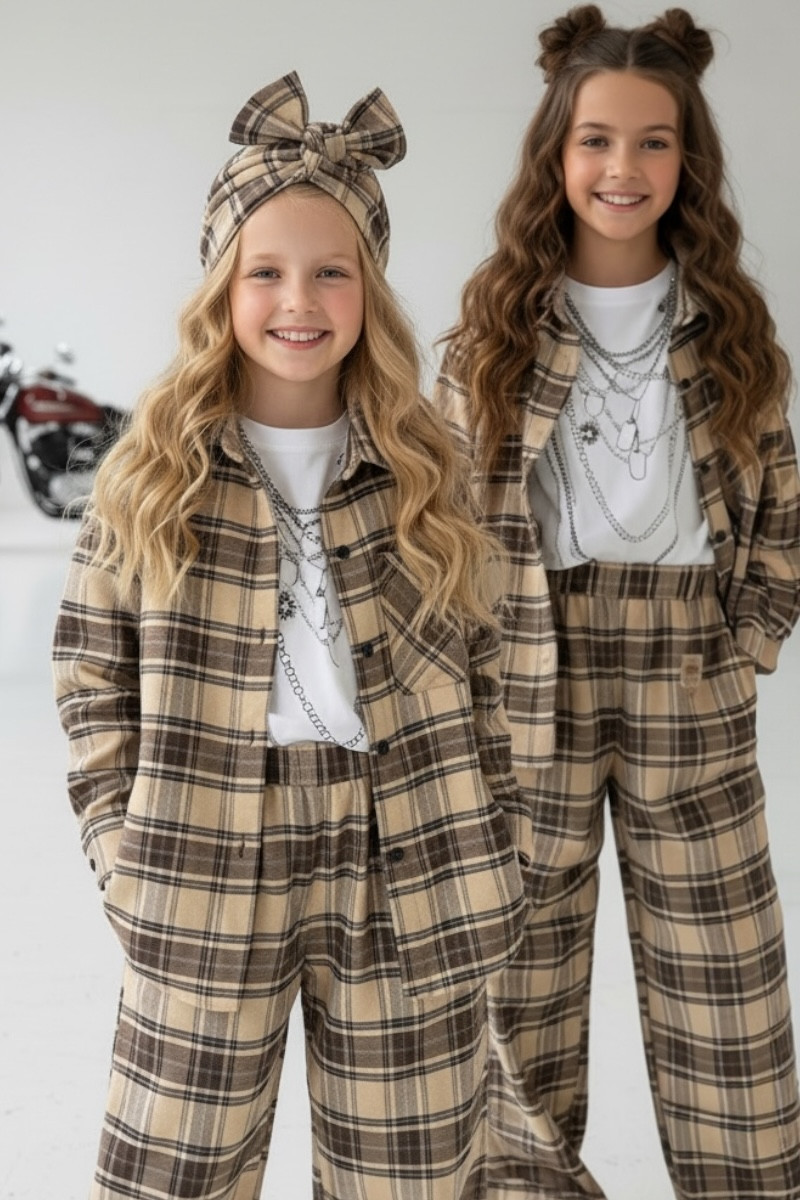 Koszula Tola Brązowa