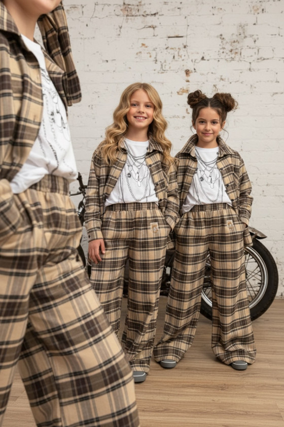 Koszula Tola Brązowa