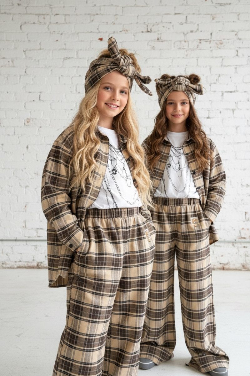 Koszula Tola Brązowa