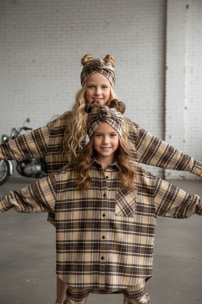 Koszula Tola Brązowa