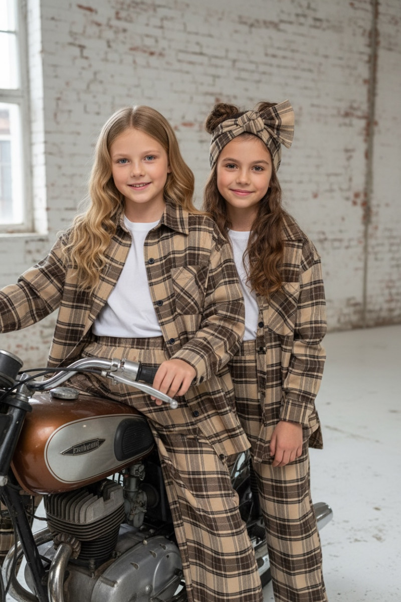 Koszula Tola Brązowa