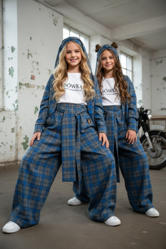 Spodnie Tola Niebieskie + pasek gratis